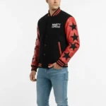 Black & Red Marty Supreme Varsity Jacket