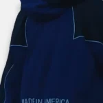 Blue And Black Marty Supreme Hooded Jacket Back