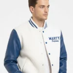Blue & White Marty Supreme Varsity Jacket
