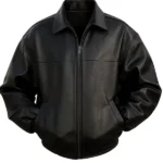 Marty Premiere Timothée Chalamet Black Leather Jacket