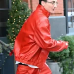 Marty Supreme 2025 Red Timothee Chalamet Jacket