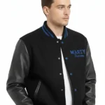 Marty Supreme Black & Blue Varsity Jacket