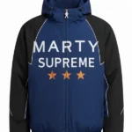 Marty Supreme Blue And Black Jacket