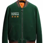 Marty Supreme Green Bomber Jacket