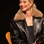 Marty Supreme Gwyneth Paltrow Black Fur Jacket