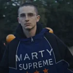 Marty Supreme Hooded Jacket Blue And Black