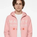Marty Supreme Pink Hooded Jacket