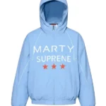 Marty Supreme Sky Blue Jacket