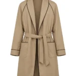 Marty Supreme Timothée Chalamet Brown Cotton Coat