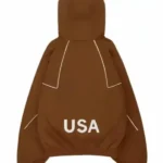 Marty Supreme Timothee Chalamet Brown Jacket Back