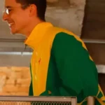 Marty Supreme Timothee Chalamet Yellow And Green Track Jacket