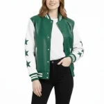 Marty Supreme White and Green Jacket