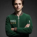 Marty_Supreme_Suede_Green_Bomber_Jacket