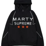 Timothee Chalamet Marty Supreme Black Hooded Jacket