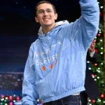 Timothée Chalamet Marty Supreme Sky Blue Jacket