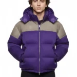 Timothee Marty Supreme Screening Marty Purple Puffer Jacket