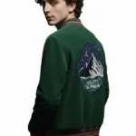 Unisex Marty Supreme Green Suede Bomber Leather Jacket
