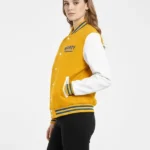 White & Yellow Marty Supreme Varsity Jacket