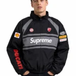 Supreme Black Ducati Lightweight Jacket