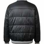 Supreme Black Puffer Jacket Back