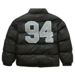 Supreme Mesh Jersey Puffer Jacket Back