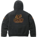 Supreme Fox Racing Denim Hooded Jacket Back