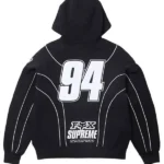 Supreme Fox Racing Hooded Black Hoodie Back