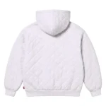 Supreme Quilted Zip up Hoodie