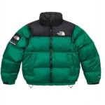 Supreme The North Face Nuptse Green Jacket