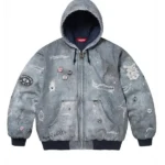 Supreme Trompe Loeil Blue Jacket
