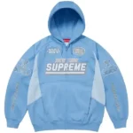 Supreme Blue Football Zip Up Hoodie