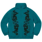 Supreme Flocked Dragon Graphics Jacket