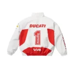 Supreme Ducati Track Red and white Jacket