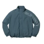Supreme Embroidered Track Slate Blue Jacket