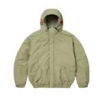 Supreme Needlepoint Hooded Green Jacket