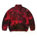 Supreme NY Fleece Red Jacket