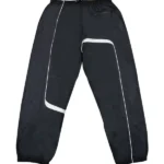 Supreme Paneled Belted Black Trouser