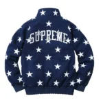 Supreme Stars Zip Stadium Blue Jacket