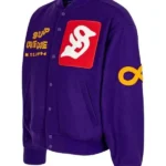 Supreme Tourist Varsity Purple Jacket