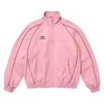 Supreme Umbro Leather Track Pink Jacket