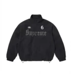 Supreme Umbro Rhinestone Black Jacket