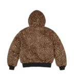 Supreme Leopard Hooded Brown Jacket