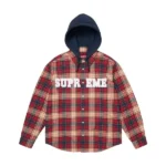 Supreme Applique Flannel Red Jacket