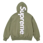 Supreme Applique Olive Green Hooded Jacket
