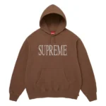 Supreme Capital Hooded Brown Jacket