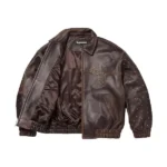 Supreme Gem Studded Brown Jacket