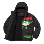 Supreme High Density Field Hooded Black Jacket
