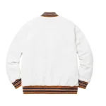 Supreme Old English Varsity White Jacket