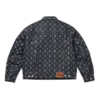 Supreme Overprint Jacquard Black Jacket