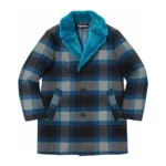 Supreme Blue Plaid Car Coat